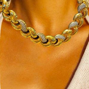 Vintage Necklace gold plated